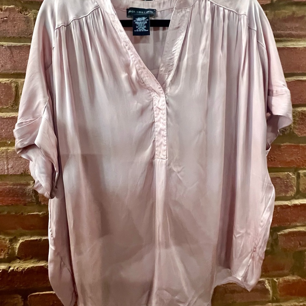 Joan Vass Light Pink Blouse